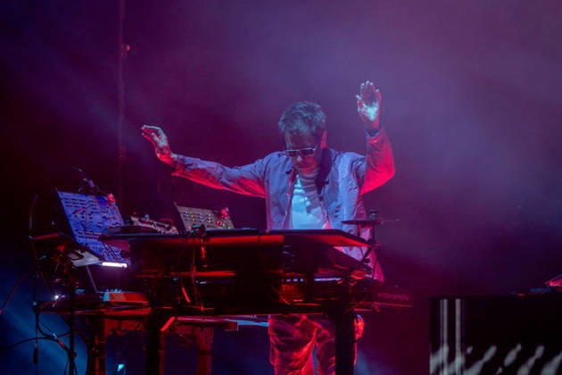 Jean Michel Jarre Concert at Noches del Botánico French electronic music composer and performer Jean Michel Jarre during a performance at the Noches del Botánico festival on July 3, 2026, in Madrid, Spain. This French artist, a pioneer of electronic music, is known for his songs Oxygène Part IV, Équinoxe Part IV, Magnetic Fields Part II, and Fourth Rendez-Vous, among others. Spain  Copyright: xRicardoxRubiox 7641487