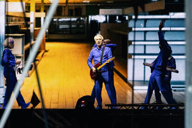 David Byrne live at Roskilde Festival 2026 Roskilde, Denmark. 03rd, July 2026. The Scottish-American singer, songwriter and musician David Byrne performs a live concert during the Danish music festival Roskilde Festival 2026 in Roskilde. Denmark, Roskilde  Copyright: xGonzalesxPhoto ErlingxBrodersenx