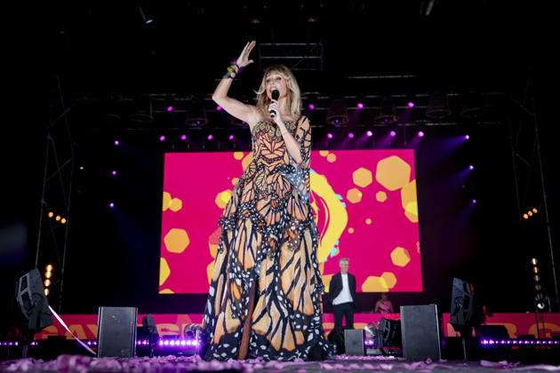 MADO’s Campanadas de la Diversidad Celebration Emma García during the festive and advocacy event Campanadas de la Diversidad, on July 3, 2026, in Madrid, Spain. This musical event, part of the official activities of the capital’s LGBTIQ Pride festivities and held on the main stage in Plaza de Espana, features live performances and appearances by singers Natalia, María Peláe, Vicco, Soraya, and a surprise performance, as well as hosting the presentation of the Mr. Gay Spain A Pé Special Award. MADRID, Spain MADRID, Spain Spain Copyright: xA.xPÃ rezxMecax 7642642
