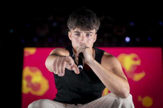 MADO’s Campanadas de la Diversidad Celebration Izan Llunas during the festive and advocacy event Campanadas de la Diversidad, on July 3, 2026, in Madrid, Spain. This musical event, part of the official activities of the capital’s LGBTIQ Pride festivities and held on the main stage in Plaza de Espana, features live performances and appearances by singers Natalia, María Peláe, Vicco, Soraya, and a surprise performance, as well as hosting the presentation of the Mr. Gay Spain A Pé Special Award. MADRID, Spain MADRID, Spain Spain Copyright: xA.xPÃ rezxMecax 7642671