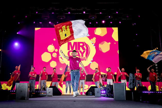Celebration of the 19th Mr. Gay Spain Gala by MADO’s José María Uceda during the pageant and musical show for the 19th Mr. Gay Spain Gala, on July 3, 2026, in Madrid, Spain. The event, one of the central and most popular highlights of the capital’s official LGBTIQ Pride festival program, takes place on the main stage in Plaza de Espana to select the new national representative, combining visibility for the community, the candidates’ stories of overcoming adversity, and live artistic performances. A Pé MADRID, Spain MADRID, Spain Spain Copyright: xA.xPÃ rezxMecax 7642775