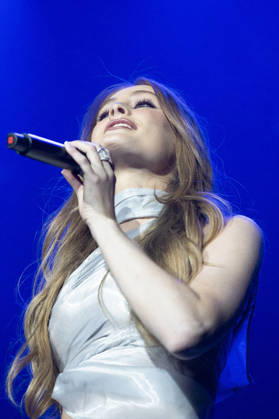 July 3, 2026, Madrid, Spain: The singer Olivia Bay performs during the Gira OT 2025 festival at the Movistar Arena in Madrid. Madrid Spain - ZUMAs197 20260703_aaa_s197_129 Copyright: xAtilanoxGarciax