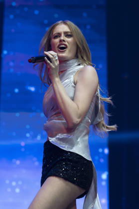 July 3, 2026, Madrid, Spain: The singer Olivia Bay performs during the Gira OT 2025 festival at the Movistar Arena in Madrid. Madrid Spain  - ZUMAs197 20260703_aaa_s197_135 Copyright: xAtilanoxGarciax