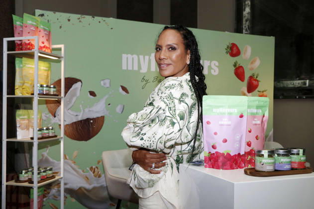 Barbara Becker beim Photocall zur Vorstellung ihrer neuen nachhaltigen Food-Marke MYFLAVOURS im Rahmen der VIP Beauty & Fashion Lounge im Hotel de Rome. Berlin, 03.07.2026