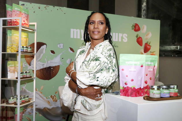 Barbara Becker beim Photocall zur Vorstellung ihrer neuen nachhaltigen Food-Marke MYFLAVOURS im Rahmen der VIP Beauty & Fashion Lounge im Hotel de Rome. Berlin, 03.07.2026