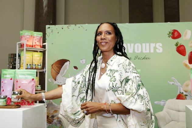 Barbara Becker beim Photocall zur Vorstellung ihrer neuen nachhaltigen Food-Marke MYFLAVOURS im Rahmen der VIP Beauty & Fashion Lounge im Hotel de Rome. Berlin, 03.07.2026