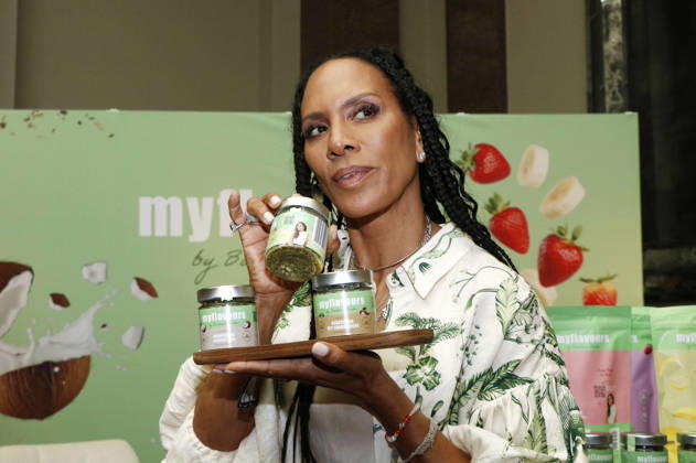 Barbara Becker beim Photocall zur Vorstellung ihrer neuen nachhaltigen Food-Marke MYFLAVOURS im Rahmen der VIP Beauty & Fashion Lounge im Hotel de Rome. Berlin, 03.07.2026