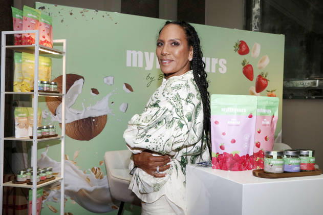 Barbara Becker beim Photocall zur Vorstellung ihrer neuen nachhaltigen Food-Marke MYFLAVOURS im Rahmen der VIP Beauty & Fashion Lounge im Hotel de Rome. Berlin, 03.07.2026