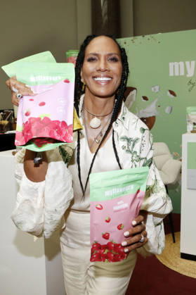 Barbara Becker beim Photocall zur Vorstellung ihrer neuen nachhaltigen Food-Marke MYFLAVOURS im Rahmen der VIP Beauty & Fashion Lounge im Hotel de Rome. Berlin, 03.07.2026
