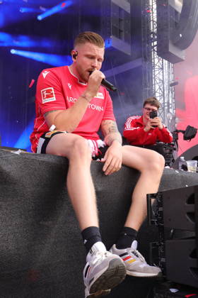 03.07.2026, Finch, Rapper, im Konzert live im Stadion Alte Försterei, Berlin, Musik, bürgerlich Nils Wehowsky, Berlin