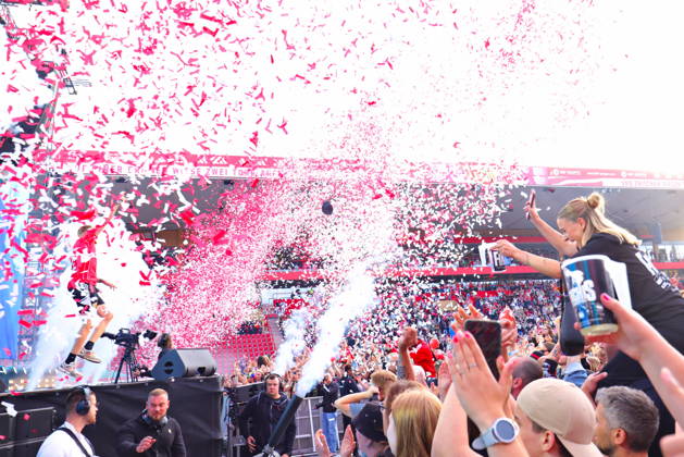 03.07.2026, Finch, Rapper, im Konzert live im Stadion Alte Försterei, Berlin, Musik, bürgerlich Nils Wehowsky, Berlin