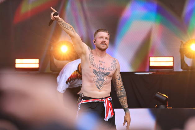 03.07.2026, Finch, Rapper, im Konzert live im Stadion Alte Försterei, Berlin, Musik, bürgerlich Nils Wehowsky, Berlin