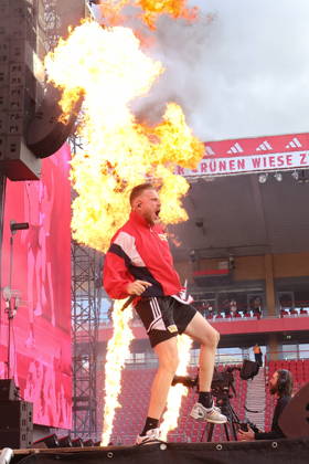 03.07.2026, Finch, Rapper, im Konzert live im Stadion Alte Försterei, Berlin, Musik, bürgerlich Nils Wehowsky, Berlin