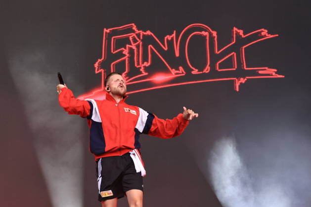 03.07.2026, Finch, Rapper, im Konzert live im Stadion Alte Försterei, Berlin, Musik, bürgerlich Nils Wehowsky, Berlin