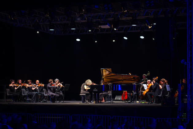 Music Concert - Giovanni Allevi - Piani e Archi - Summer 2026 Giovanni Allevi performs live with the strings of the Orchestra Sinfonica Italiana during Giovanni Allevi - Piani e Archi - Summer 2026, Music Concert in Bollate (Milan), Italy, July 03 2026 Bollate (Milan) Villa Arconati Festival Italy Copyright: xGiuseppexSpinozzix xLiveMediax LPM_2548366