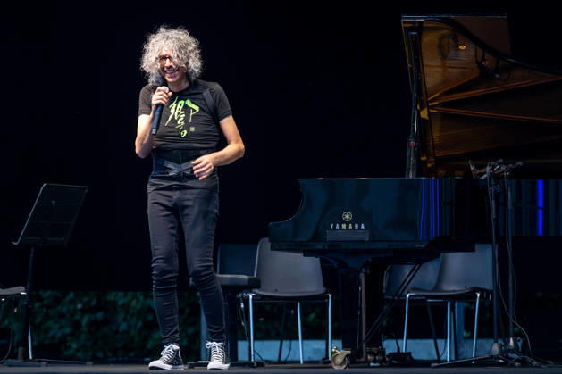 IPA86357106 - Giovanni Allevi performs live during the Giovanni Allevi - Piani e Archi - Summer 2026 music concert in Bollate (Milan), Italy, on July 3, 2026  Copyright: xGiuseppexSpinozzi LiveMediax xx 86357106