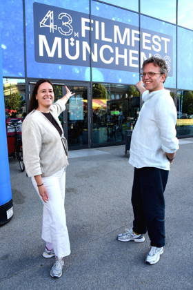 Julia Weigl Kuenstlerische Leiterin Christoph Groener Festivaldirektor Filmfest Muenchen Muenchen 04.07.2026 Hochschule fuer Fernsehen und Film 43 Filmfest Muenchen Muenchen Foerderpreis Neues Deutsches Kino Bernd-Eichinger-Platz Foto Muenchen