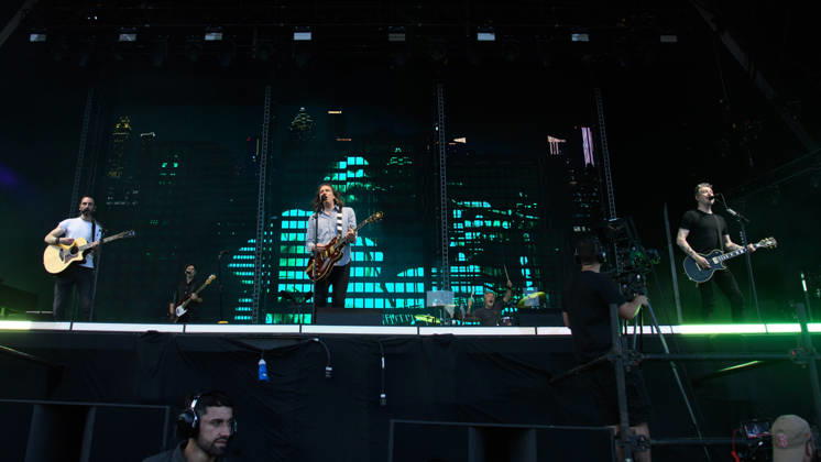 Snow Patrol Perform at Crystal Palace Park, London (L-R) - guitarist keyboardist Johnny McDaid, lead singer Gary Lightbody and guitarist Nathan Connolly of Northern Irish rock band Snow Patrol headlines at Crystal Palace Park in London, England, UK on Friday 3 July 2026., Credit:Justin Ng Avalon UK, England, London, Crystal Palace Park  Copyright: xJustinxNgx xAvalonx 1114244907