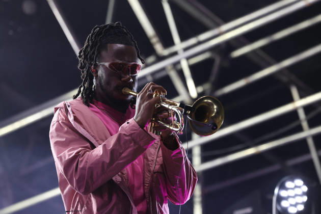 Ezra Collective and Leona Lewis perform at Love Supreme Jazz Festival, UK Glynde Place nr Lewes, East Sussex, UK, Love Supreme Jazz Festival 2026 on 3 July 2026 Ezra Collective with special guest Leona Lewis perform as headliners at Day 1 of Europe™s largest outdoor summer jazz festival. trumpeter - Ife Ogunjobi,, Credit:Andy Sturmey Andrew Sturmey - B1114 Avalon United Kingdom, East Sussex, Glynde Place, Lewes  Copyright: xAndyxSturmeyx xAndrewxSturmeyx-xB1114x xAvalonx 1114241105