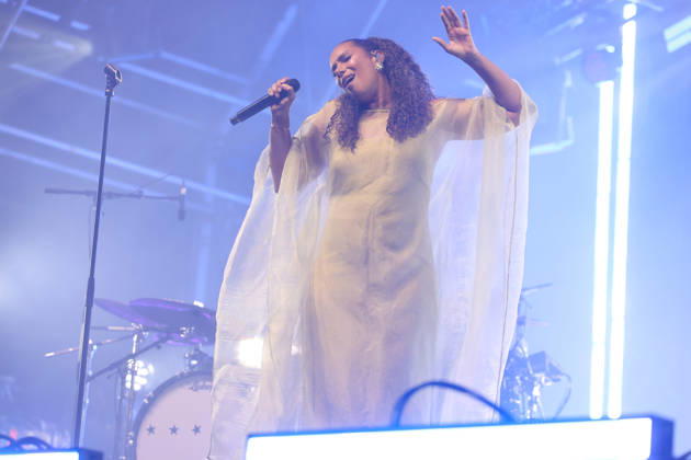 Ezra Collective and Leona Lewis perform at Love Supreme Jazz Festival, UK Glynde Place nr Lewes, East Sussex, UK, Love Supreme Jazz Festival 2026 on 3 July 2026 Ezra Collective with special guest Leona Lewis perform as headliners at Day 1 of Europe™s largest outdoor summer jazz festival. Leona Lewis pictured, Credit:Andy Sturmey Andrew Sturmey - B1114 Avalon United Kingdom, East Sussex, Glynde Place, Lewes  Copyright: xAndyxSturmeyx xAndrewxSturmeyx-xB1114x xAvalonx 1114241281