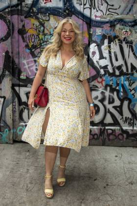 ABB HOERMANSEDER- Caterina Pogorzelski zu Gast auf der Marina Hoermanseder Runway Show Spring Summer 2027 bei der Fashion Week Berlin im Haus der Visionaere in Berlin am 03.07.2026 Berlin Deutschland