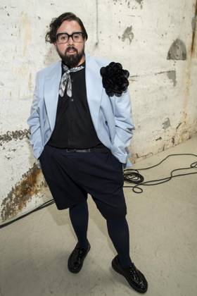 ABB HOERMANSEDER- Steven Preisner zu Gast auf der Marina Hoermanseder Runway Show Spring Summer 2027 bei der Fashion Week Berlin im Haus der Visionaere in Berlin am 03.07.2026 Berlin Deutschland