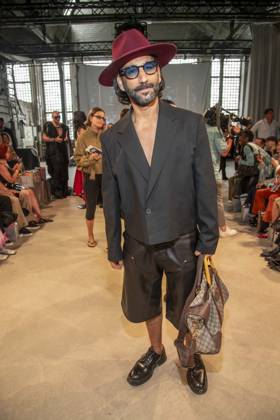 ABB HOERMANSEDER- Massimo Sinato zu Gast auf der Marina Hoermanseder Runway Show Spring Summer 2027 bei der Fashion Week Berlin im Haus der Visionaere in Berlin am 03.07.2026 Berlin Deutschland