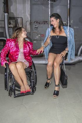 ABB HOERMANSEDER- Kristina Vogel und Stefanie Dettman zu Gast auf der Marina Hoermanseder Runway Show Spring Summer 2027 bei der Fashion Week Berlin im Haus der Visionaere in Berlin am 03.07.2026 Berlin Deutschland