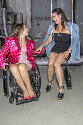 ABB HOERMANSEDER- Kristina Vogel und Stefanie Dettman zu Gast auf der Marina Hoermanseder Runway Show Spring Summer 2027 bei der Fashion Week Berlin im Haus der Visionaere in Berlin am 03.07.2026 Berlin Deutschland