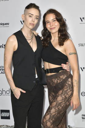 Laura Tashina mit Freundin Alina Effertz bei der Marina Hoermanseder Fashion Show auf der Berlin Fashion Week S S 2027 im Haus der Visionäre. Berlin, 03.07.2026