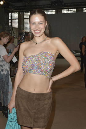 Nicole Poturalski bei der Marina Hoermanseder Fashion Show auf der Berlin Fashion Week S S 2027 im Haus der Visionäre. Berlin, 03.07.2026