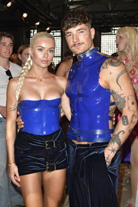 Kim Schiele und Willi Banner bei der Marina Hoermanseder Fashion Show auf der Berlin Fashion Week S S 2027 im Haus der Visionäre. Berlin, 03.07.2026