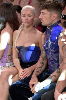 Kim Schiele und Willi Banner bei der Marina Hoermanseder Fashion Show auf der Berlin Fashion Week S S 2027 im Haus der Visionäre. Berlin, 03.07.2026