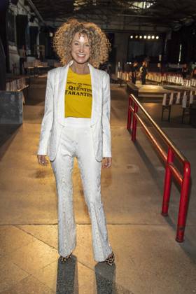 Mode, Berlin Fashion Week, Gäste der Kilian Kerner Modenschau ABB KERNER- Aline von Drateln zu Gast bei der Kilan Kerner SPRING SUMMER 2027 auf der Fashion Week in der Skaterhalle in Berlin am 03.07.2026 Berlin Deutschland