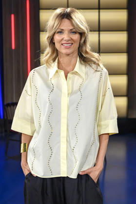 Ella Endlich bei der Aufzeichnung der WDR-Talkshow Kölner Treff im WDR Studio BS 3. Köln, 03.07.2026