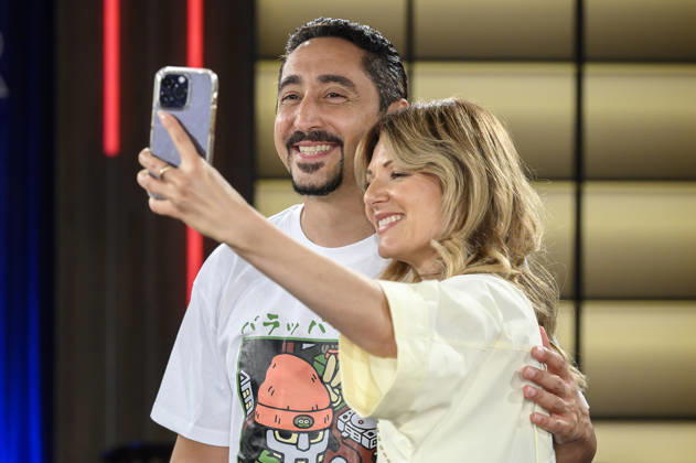 Eko Fresh und Ella Endlich bei der Aufzeichnung der WDR-Talkshow Kölner Treff im WDR Studio BS 3. Köln, 03.07.2026