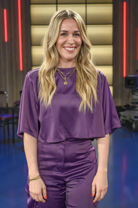 Sandra Sprünken bei der Aufzeichnung der WDR-Talkshow Kölner Treff im WDR Studio BS 3. Köln, 03.07.2026