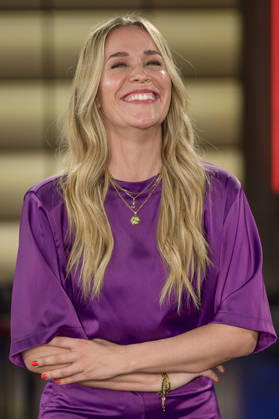 Sandra Sprünken bei der Aufzeichnung der WDR-Talkshow Kölner Treff im WDR Studio BS 3. Köln, 03.07.2026