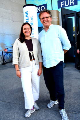 Julia Weigl Kuenstlerische Leiterin Christoph Groener Festivaldirektor Filmfest Muenchen Muenchen 04.07.2026 Hochschule fuer Fernsehen und Film 43 Filmfest Muenchen Foerderpreis Neues Deutsches Kino Bernd-Eichinger-Platz Foto Muenchen
