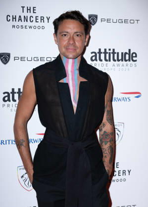 Jude Guaitamacchi attends the Peugeot Attitude PRIDE Awards Europe 2026, supported by British Airways, at The Chancery Rosewood in London, England. UK. Friday 3rd July 2026. Copyright: xJamesxWarrenx PRIDE AWARDS EUROPE 202622