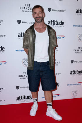 Charlie Condou attends the Peugeot Attitude PRIDE Awards Europe 2026, supported by British Airways, at The Chancery Rosewood in London, England. UK. Friday 3rd July 2026. Copyright: xJamesxWarrenx PRIDE AWARDS EUROPE 202636