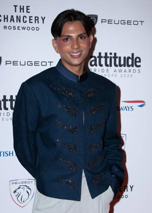 Jason Patel attends the Peugeot Attitude PRIDE Awards Europe 2026, supported by British Airways, at The Chancery Rosewood in London, England. UK. Friday 3rd July 2026. Copyright: xJamesxWarrenx PRIDE AWARDS EUROPE 202641