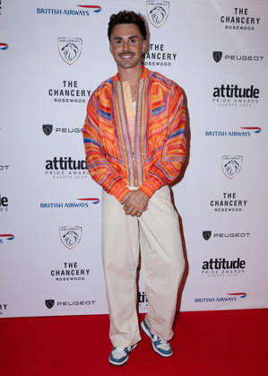 Joe Baggs attends the Peugeot Attitude PRIDE Awards Europe 2026, supported by British Airways, at The Chancery Rosewood in London, England. UK. Friday 3rd July 2026. Copyright: xJamesxWarrenx PRIDE AWARDS EUROPE 202691