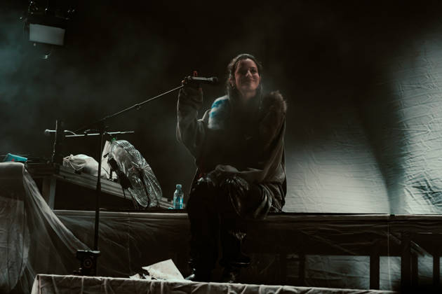 Oklou live at Roskilde Festival 2026 Roskilde, Denmark. 03rd, July 2026. The French singer and musician Oklou performs a live concert during the Danish music festival Roskilde Festival 2026 in Roskilde. Denmark, Roskilde  Copyright: xGonzalesxPhoto MathiasxKristensenx
