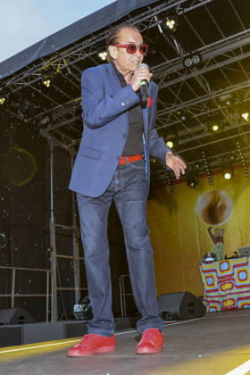 ABB SCHLAGERMOVE- Michael Holm Buehne show singen zu Gast beim Das Schlagermove in Concert Open Air auf dem Heiligengeistfeld in Hamburg am 03.07.2025 Hamburg Deutschland