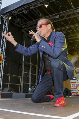 ABB SCHLAGERMOVE- Michael Holm Buehne show singen zu Gast beim Das Schlagermove in Concert Open Air auf dem Heiligengeistfeld in Hamburg am 03.07.2025 Hamburg Deutschland