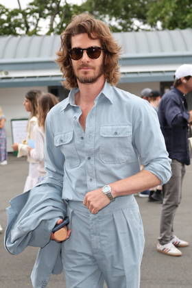 . 04 07 2026. London, United Kingdom. Andrew Garfield arriving on day six of the Wimbledon Tennis Championships in London.  xStephenxLockx xi-Imagesx IIM-26882-0007