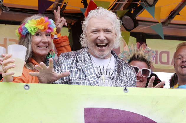 Peter Orloff beim 28. Schlagermove 2026 auf dem Heiligengeistfeld. Hamburg, 04.07.2026