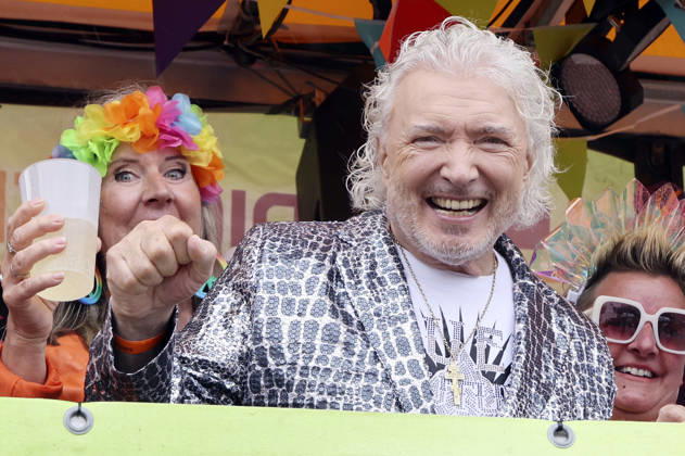 Peter Orloff beim 28. Schlagermove 2026 auf dem Heiligengeistfeld. Hamburg, 04.07.2026