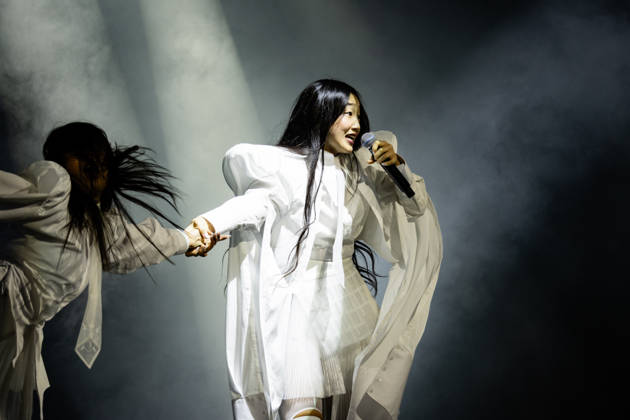 Audrey Nuna live at Roskilde Festival 2026 Roskilde, Denmark. 04th, July 2026. The American singer and rapper Audrey Nuna performs a live concert during the Danish music festival Roskilde Festival 2026 in Roskilde. Denmark, Roskilde  Copyright: xGonzalesxPhoto ErlingxBrodersenx